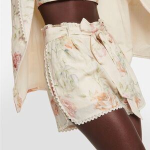 LoveShackFancy Linen Shorts